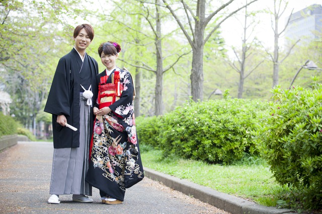 Men's Japanese Traditional Formal Kimono 12 Pcs Set With 